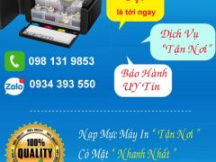 bơm mực máy in quận 4