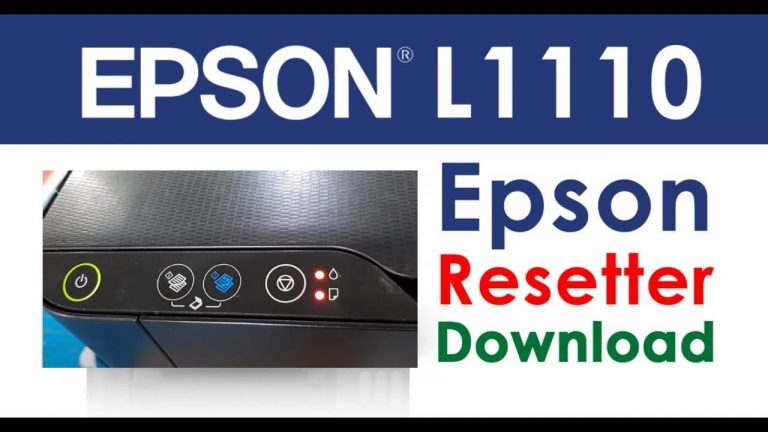 Download Phần Mềm Reset Epson L1110 "Miễn Phí" | Sửa Lỗi Đèn Nhấp Nháy