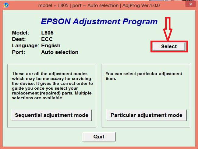 tai phan mem reset epson l805