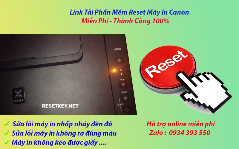 phần mềm reset máy in canon