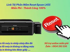 Phần mềm reset máy in epson l455