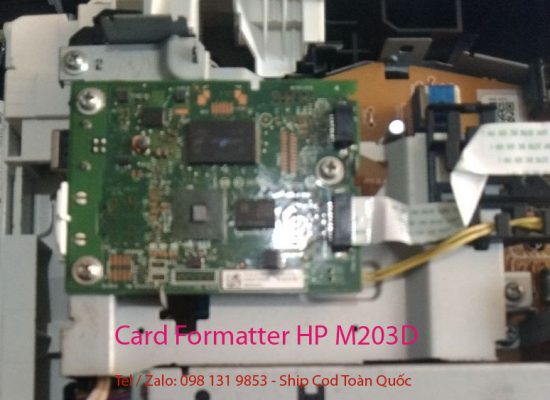 Board formatter máy in hp m203d