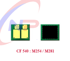 Chip mực máy in hp m254, m281