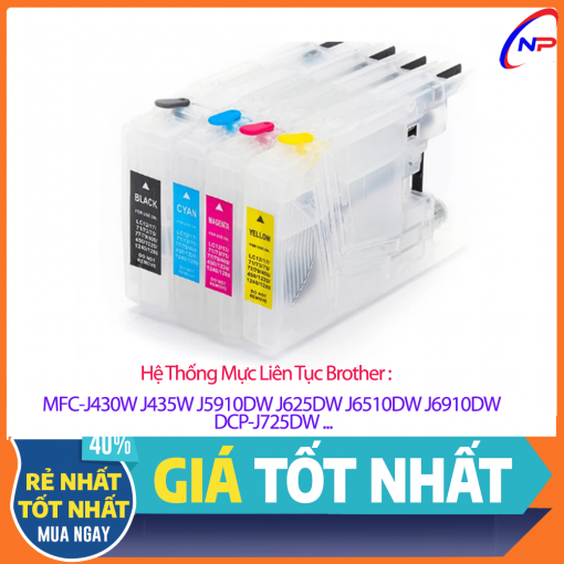 Bộ Hệ Thống Mực Ngoài Brother J430W
