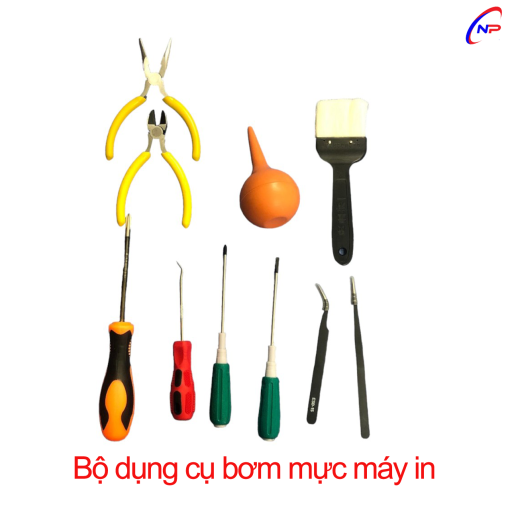 bộ dụng cụ bơm mực máy in