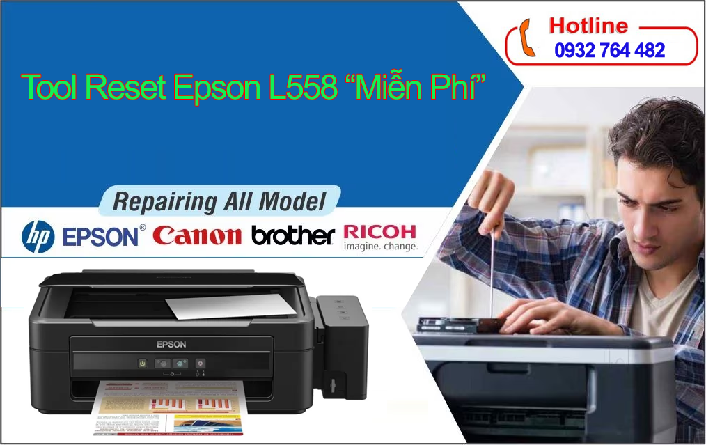 Phần mềm reset máy in epson l558