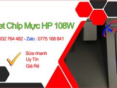 reset máy in Hp 108W