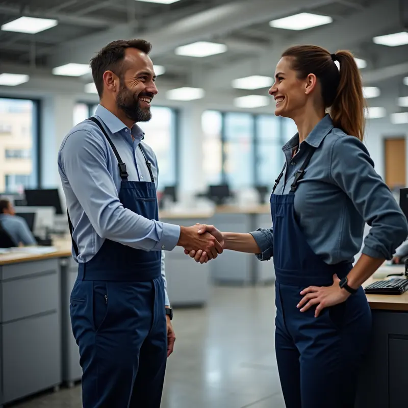 Một buổi hướng dẫn bơm mực tại chỗ cho các nhân viên văn phòng.