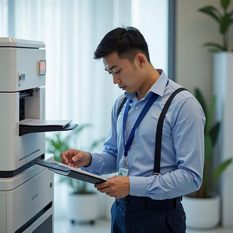 Dịch vụ bơm mực tại chỗ giúp đảm bảo hoạt động không gián đoạn của máy in.