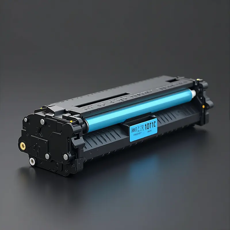 Kỹ thuật viên bơm mực vào cartridge máy in laser tại văn phòng khách