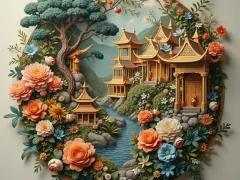 Kỹ thuật viên bơm mực vào hộp mực máy in trong một văn phòng, với các dụng cụ được sắp xếp có trật tự.