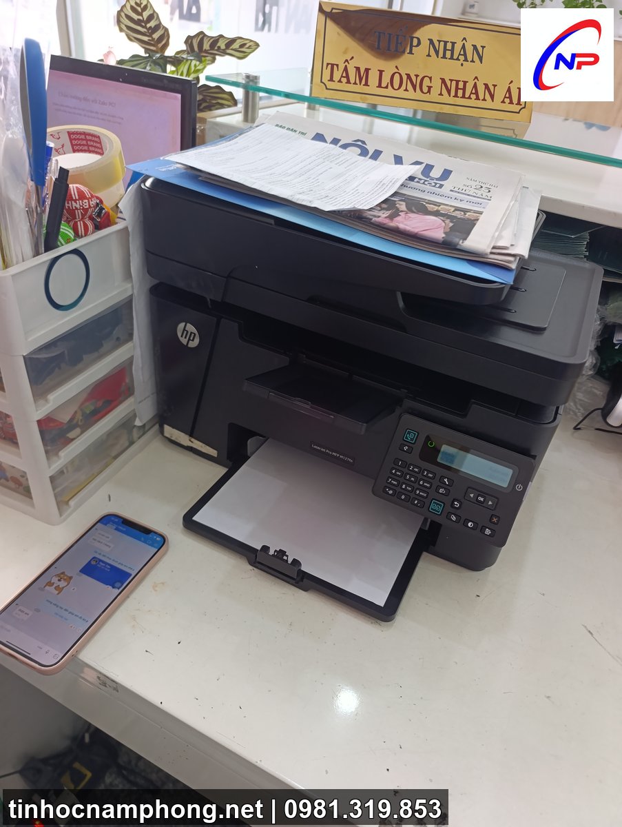 bơm mực máy in Bến Thành - Tin Học Nam Phong 2