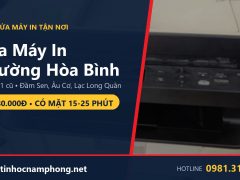 Sửa máy in Phường Hòa Bình Q.11 - Đầm Sen, Âu Cơ