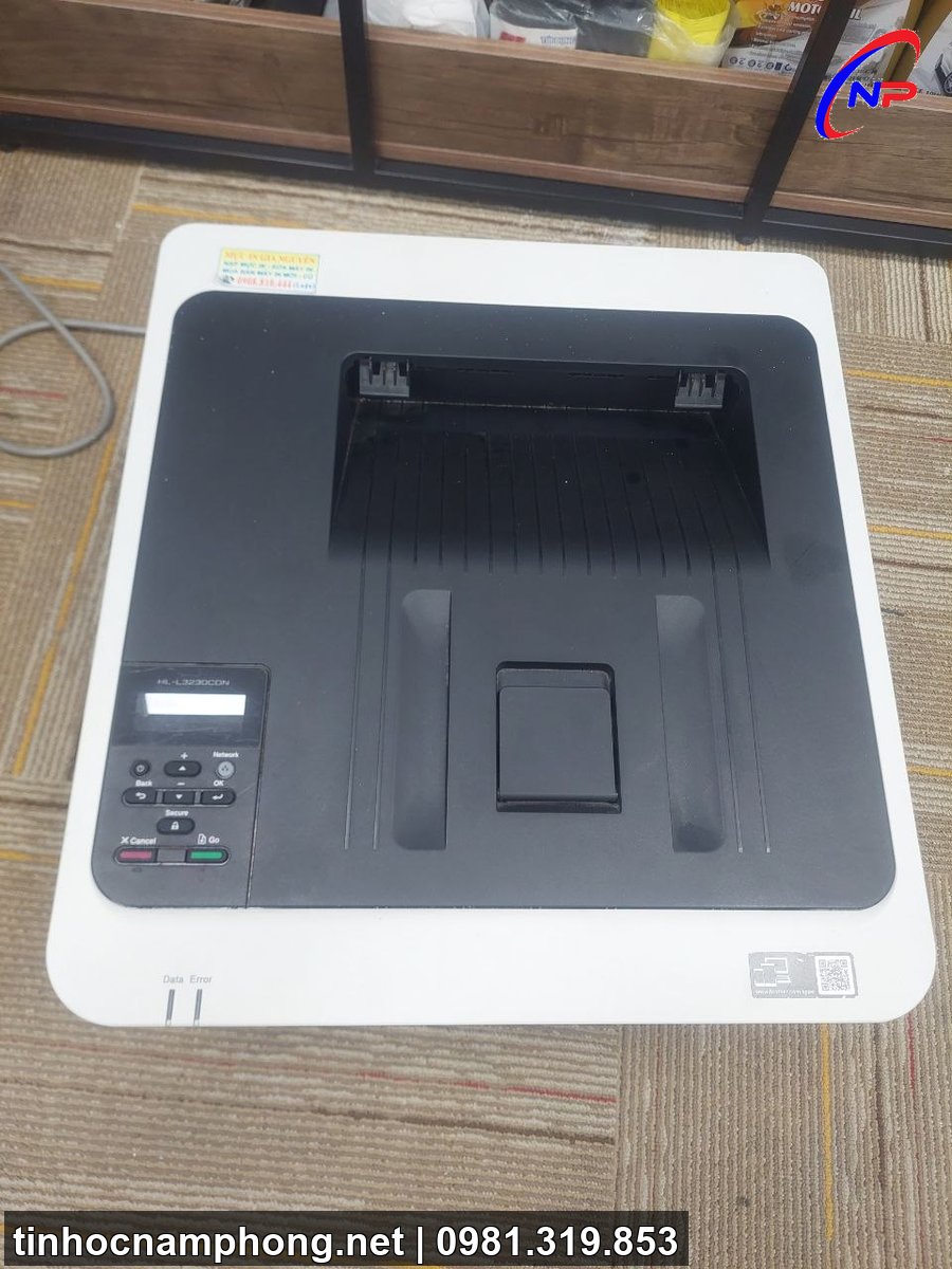 Máy in HP LaserJet sau khi sửa và vệ sinh tại nhà khách Quận 9